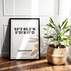 Alternative view of Jouw plaats - Coördinaten