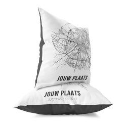 Jouw Plaats - Buitenkussen Minimalistisch