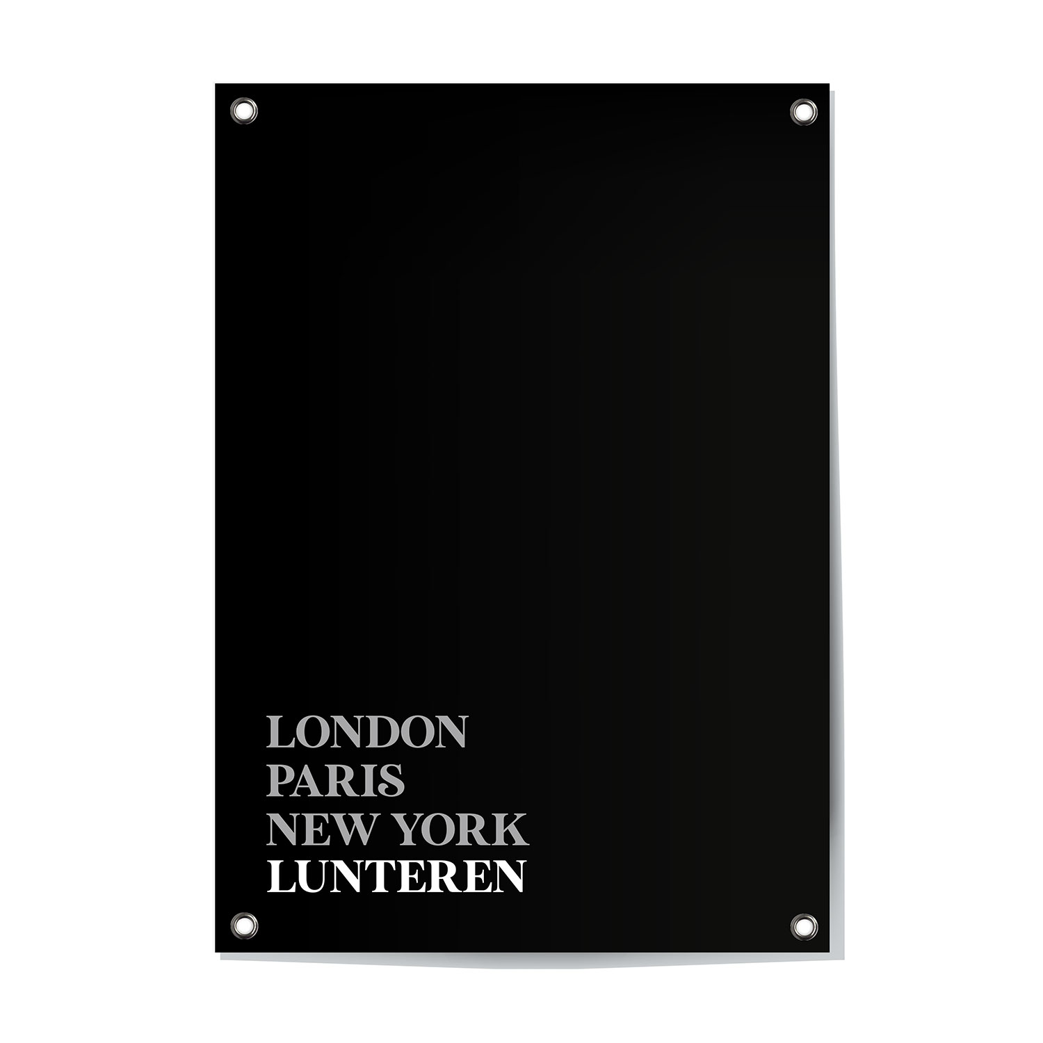 Alternative view of Tuinposter Lunteren - Gelderland | London - Paris - New York