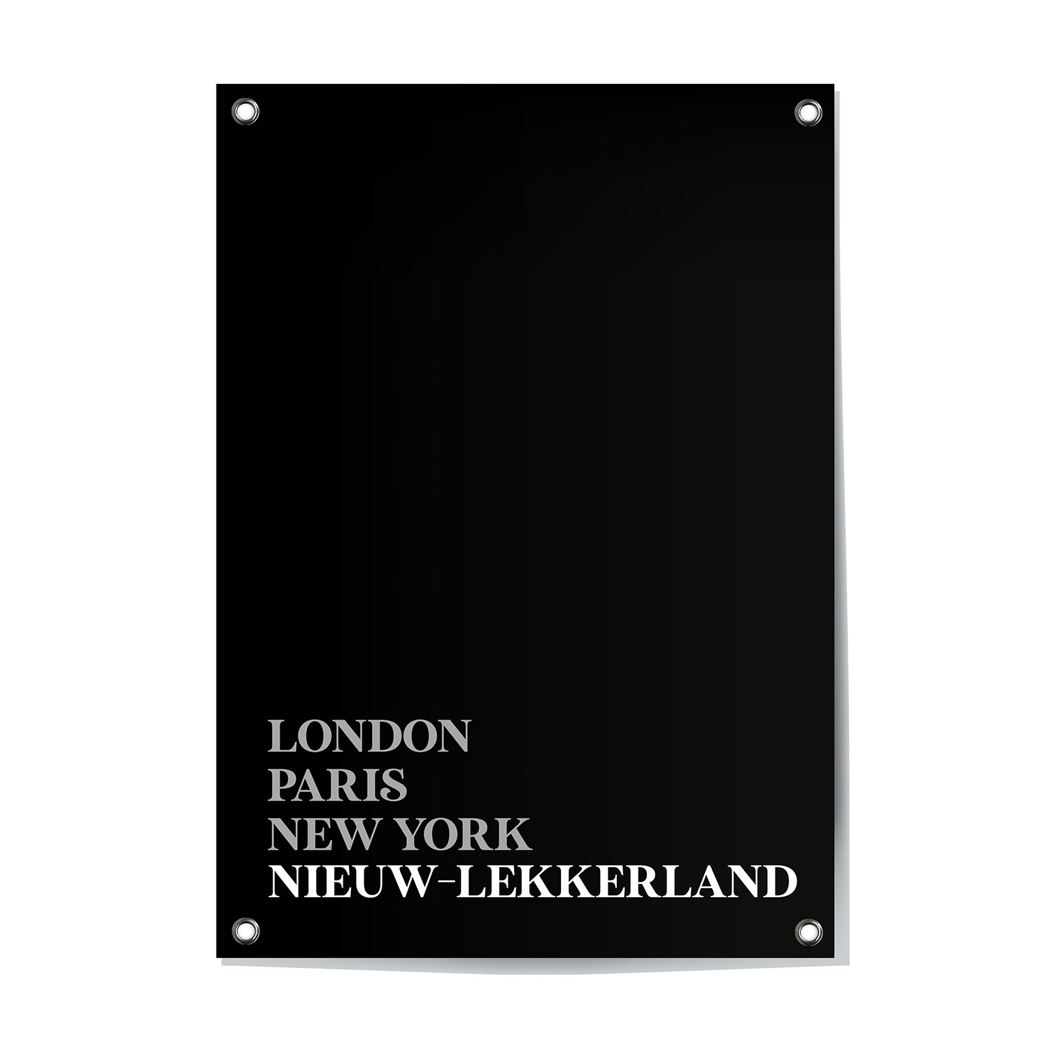 Alternative view of Tuinposter Nieuw-Lekkerland - Zuid-Holland | London - Paris - New York
