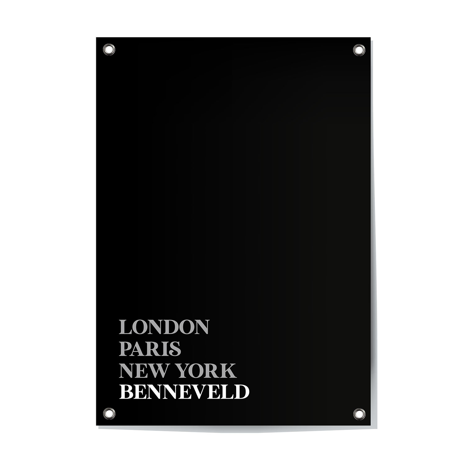 Tuinposter Benneveld - Drenthe | London - Paris - New York - Afbeelding 2