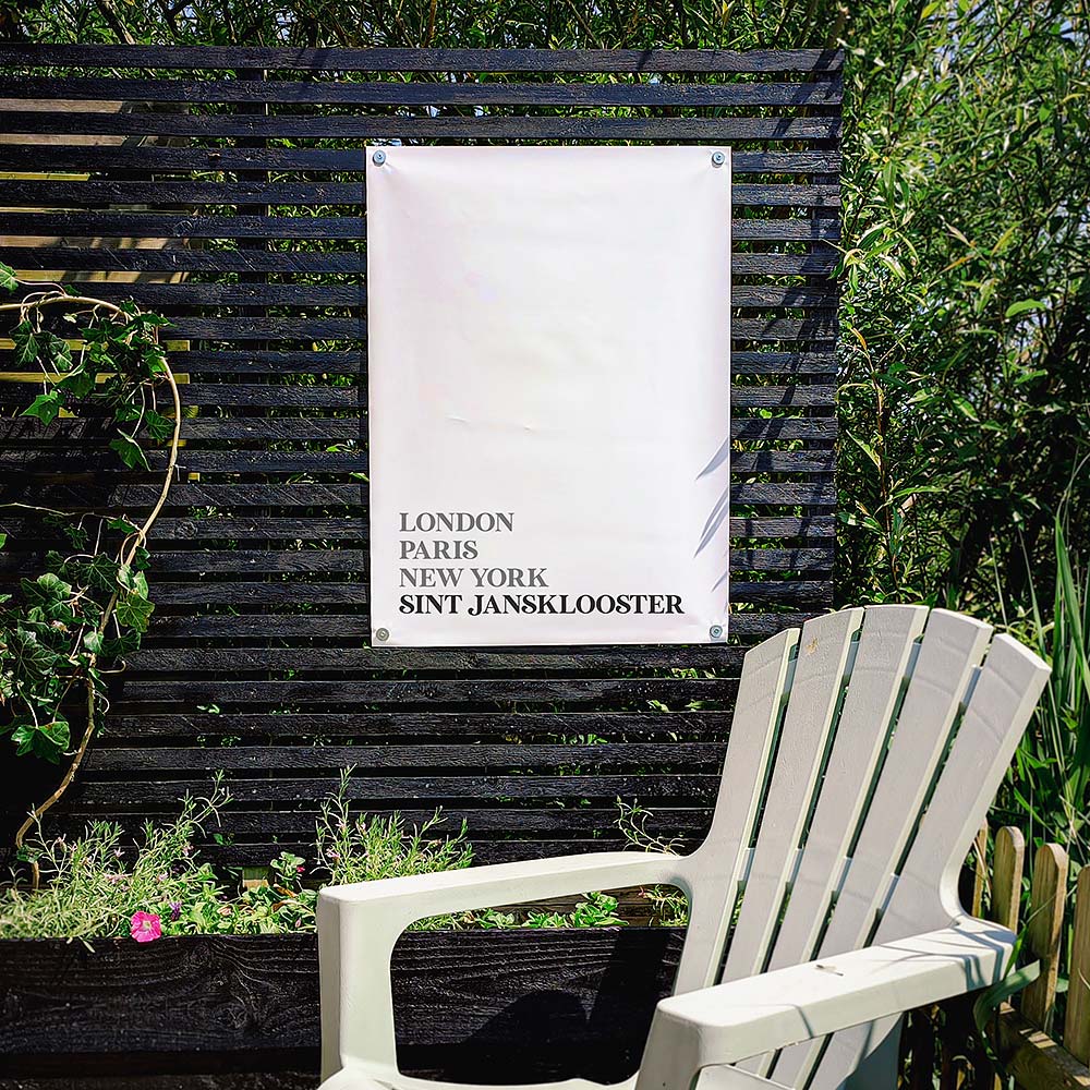 Tuinposter Sint Jansklooster - Overijssel | London - Paris - New York - Afbeelding 3