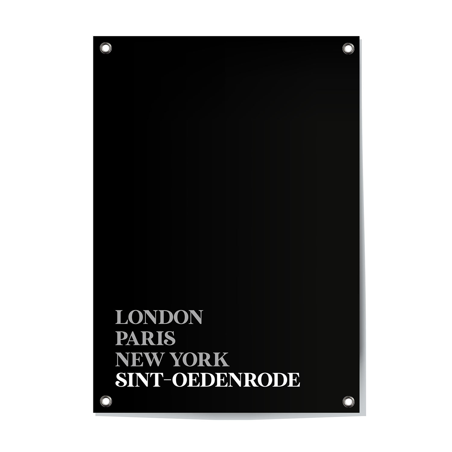 Alternative view of Tuinposter Sint-Oedenrode - Noord-Brabant | London - Paris - New York