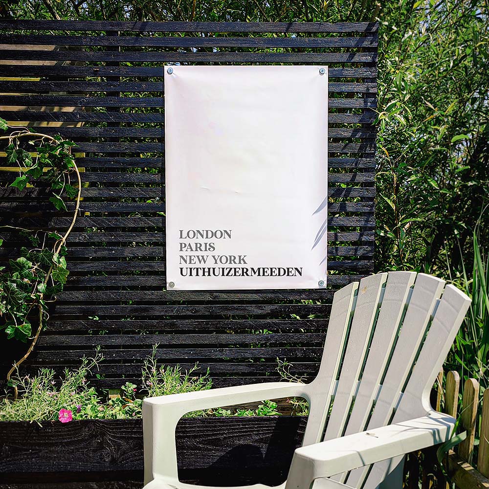 Tuinposter Uithuizermeeden - Groningen | London - Paris - New York - Afbeelding 3