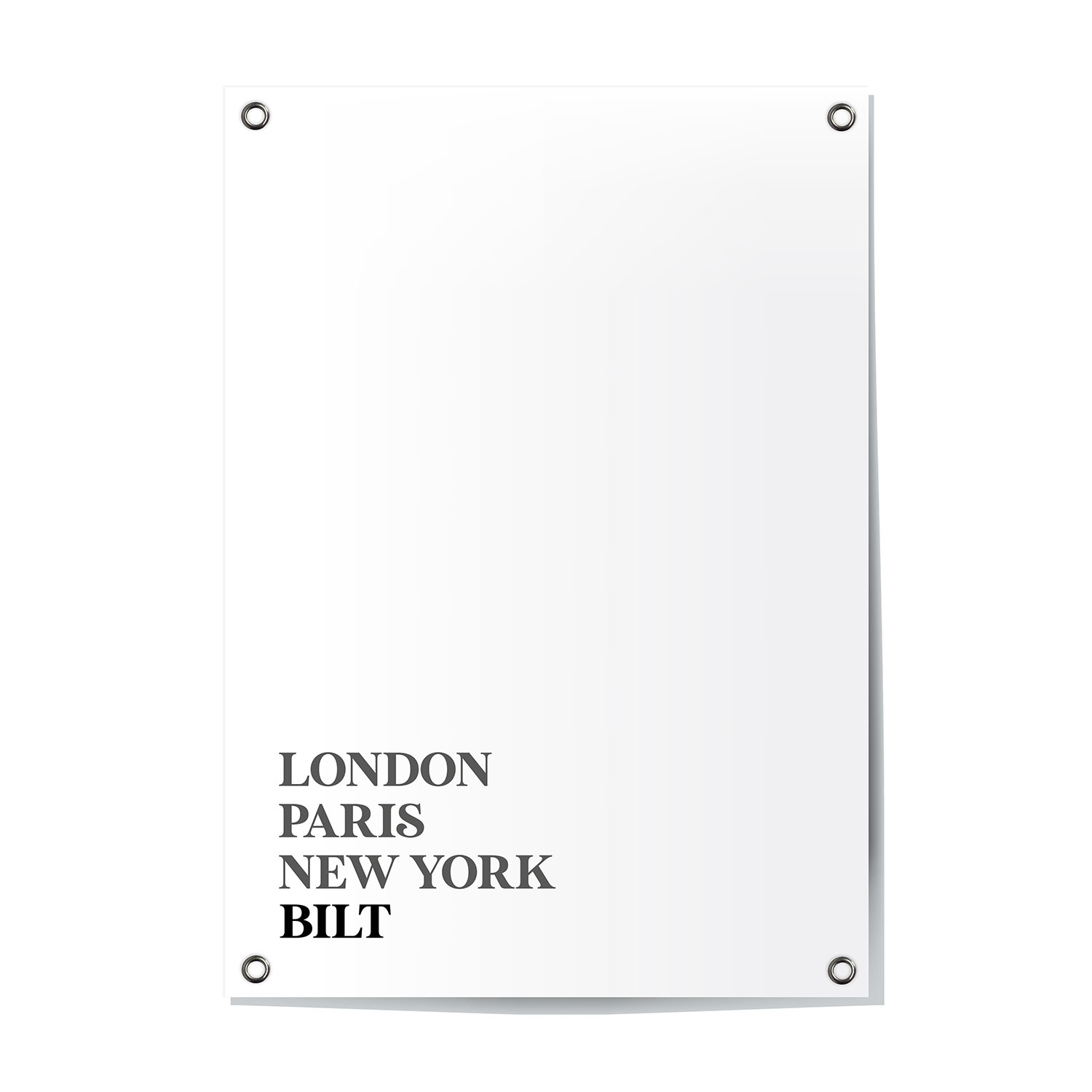 Tuinposter Bilt - Utrecht | London - Paris - New York