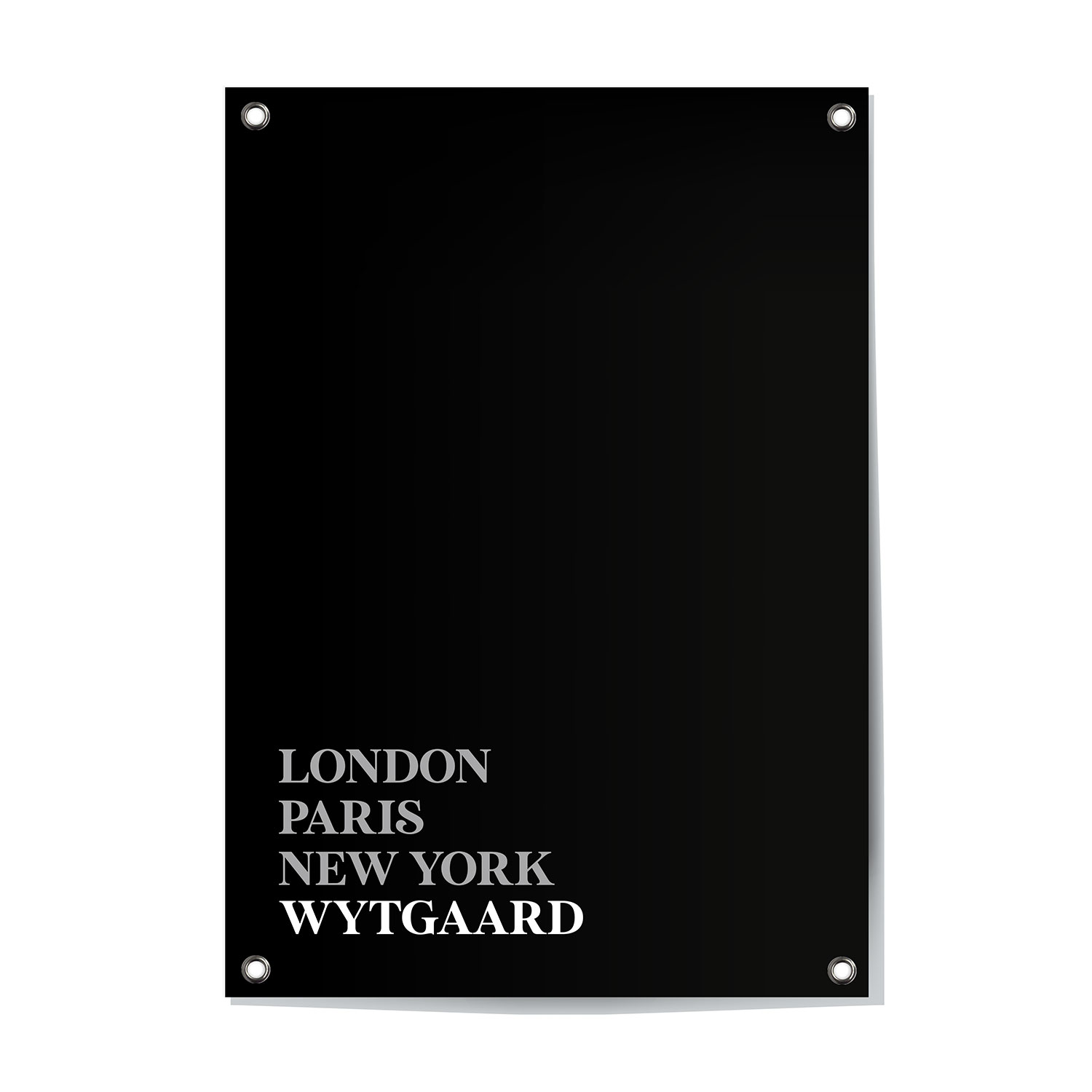 Alternative view of Tuinposter Wytgaard - Friesland | London - Paris - New York