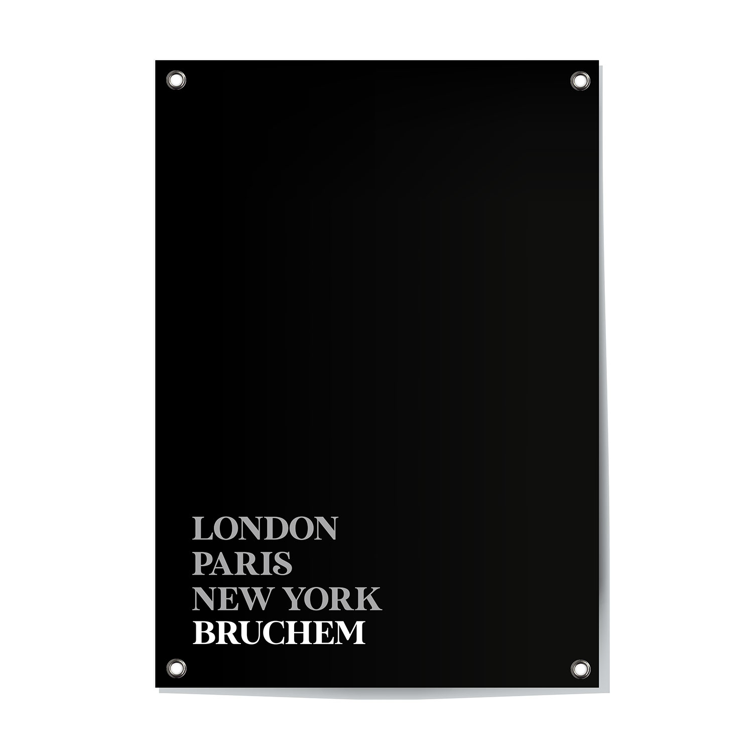 Alternative view of Tuinposter Bruchem - Gelderland | London - Paris - New York