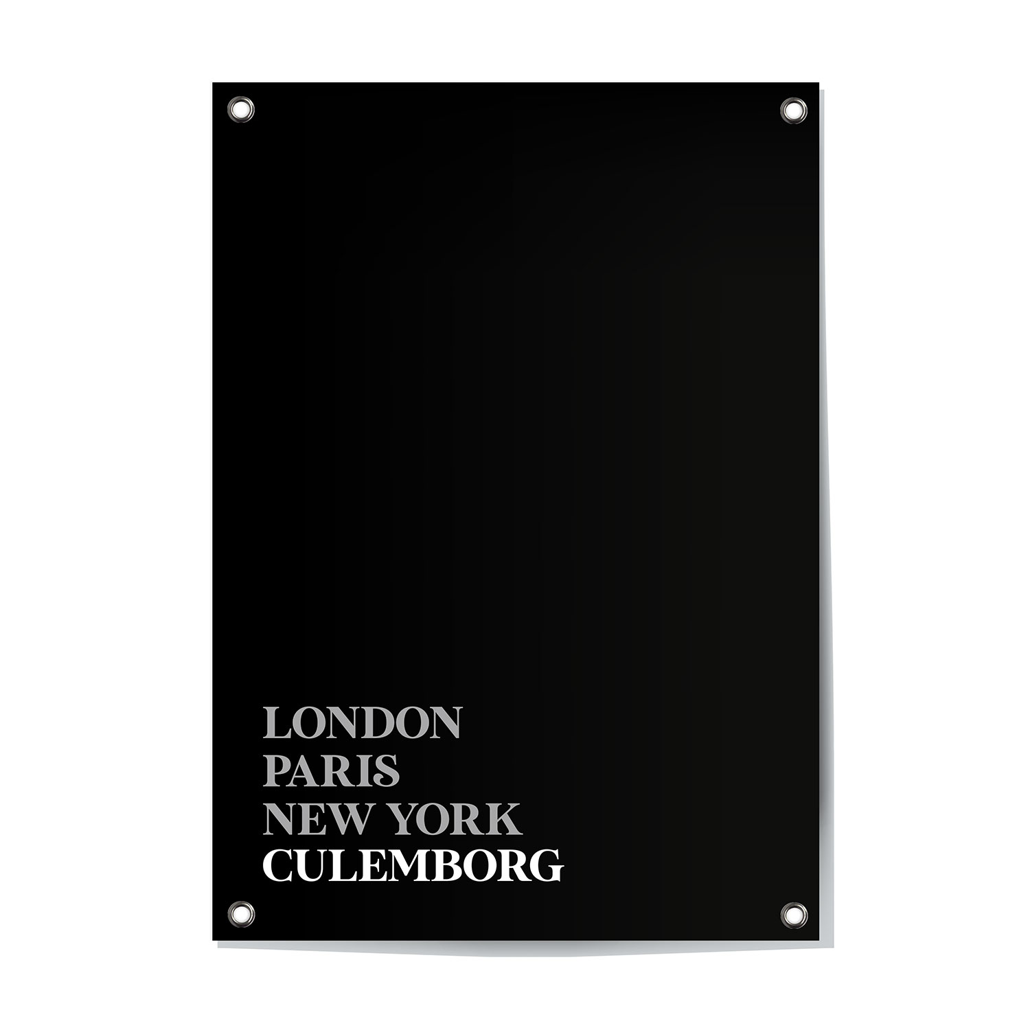 Alternative view of Tuinposter Culemborg - Gelderland | London - Paris - New York