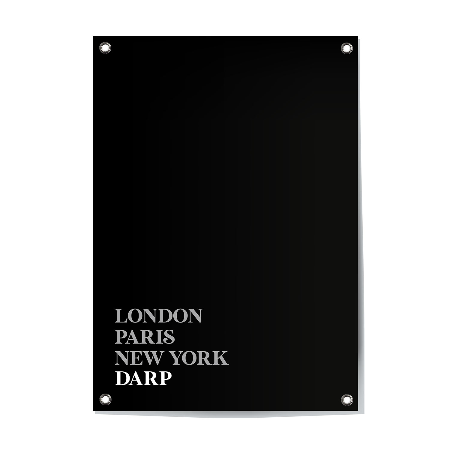 Alternative view of Tuinposter Darp - Drenthe | London - Paris - New York