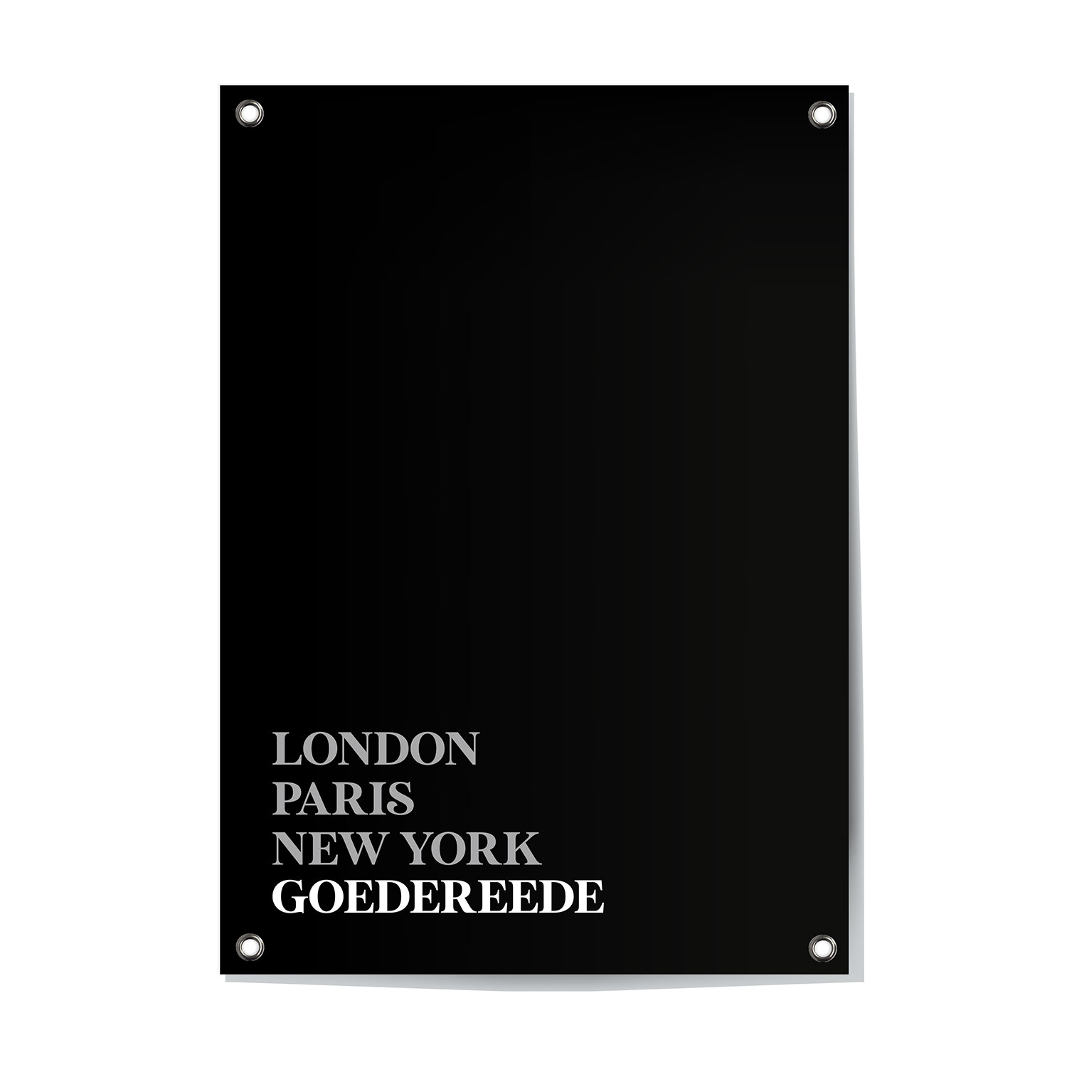 Alternative view of Tuinposter Goedereede - Zuid-Holland | London - Paris - New York