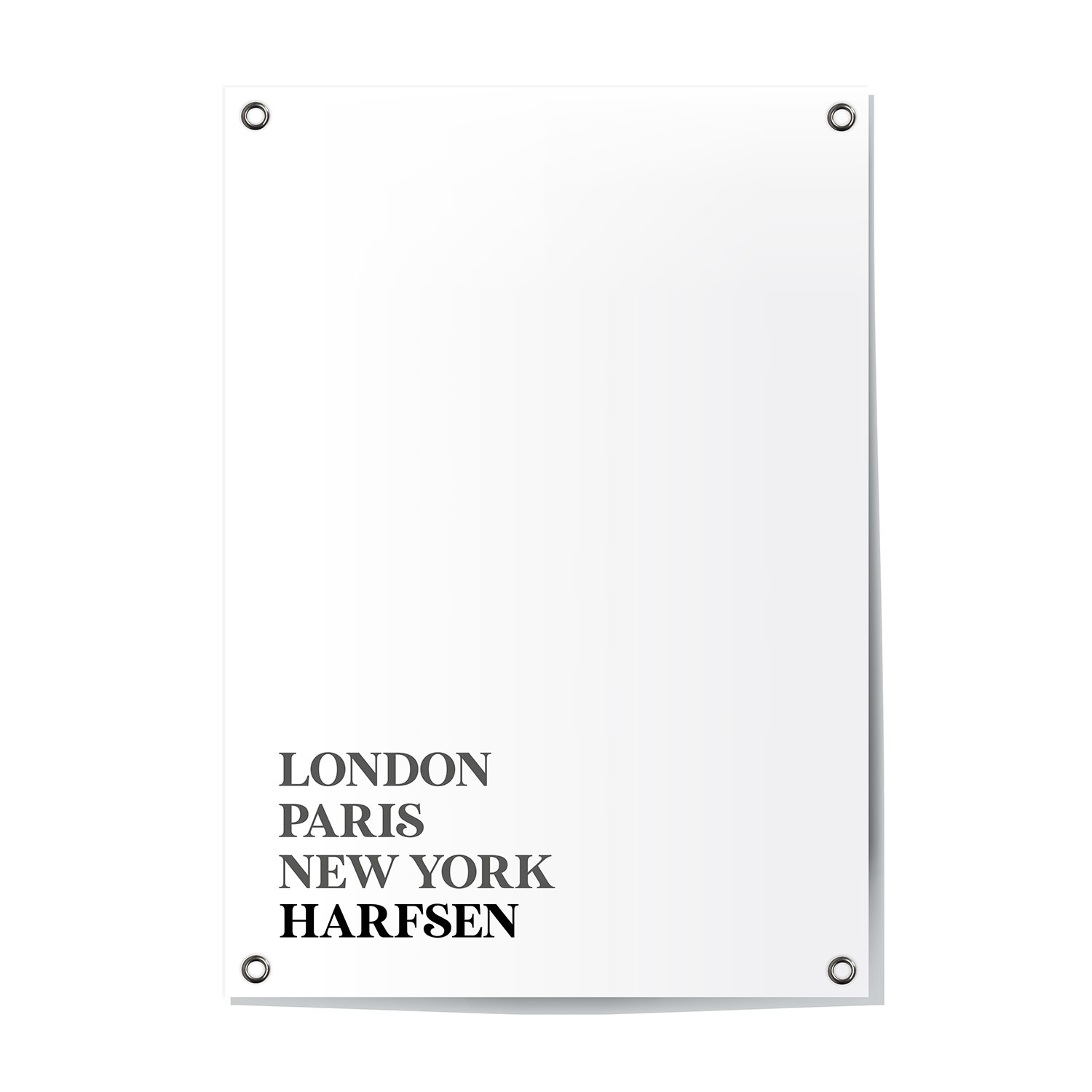 Tuinposter Harfsen - Gelderland | London - Paris - New York