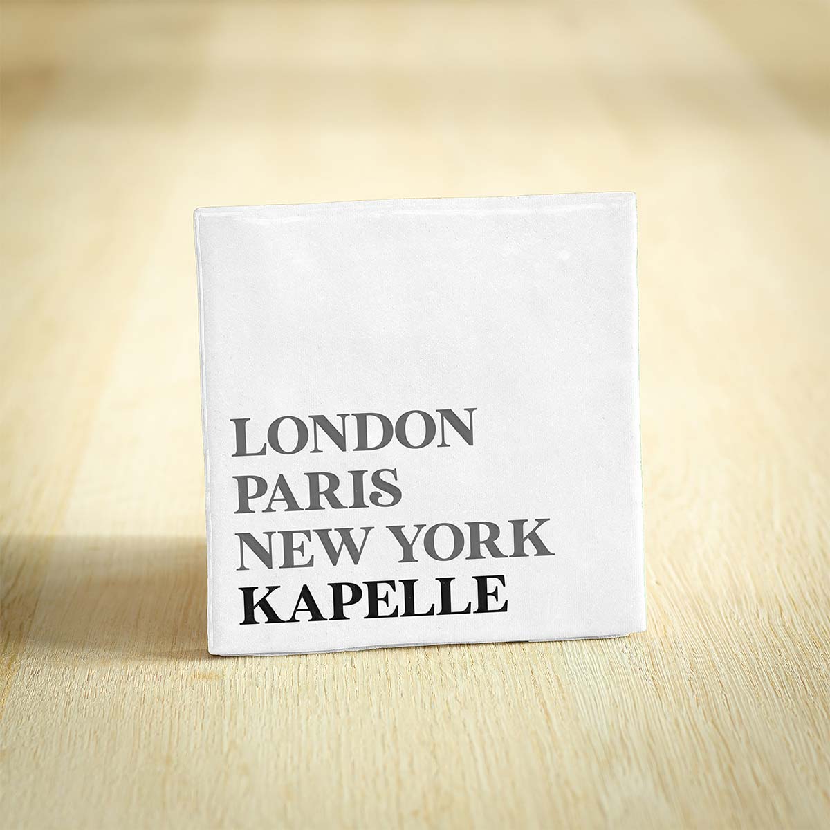 Tegel Kapelle - Zeeland | London - Paris - New York