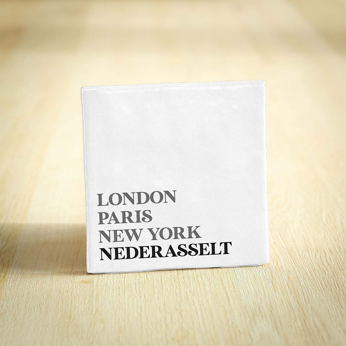 Tegel Nederasselt - Gelderland | London - Paris - New York