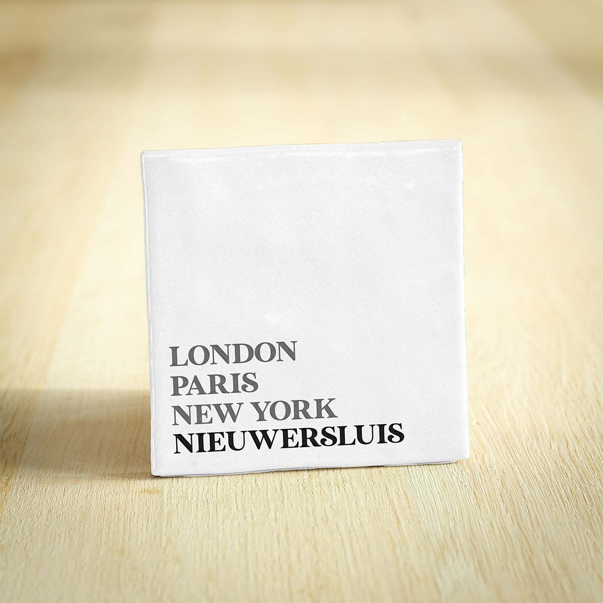 Tegel Nieuwersluis - Utrecht | London - Paris - New York