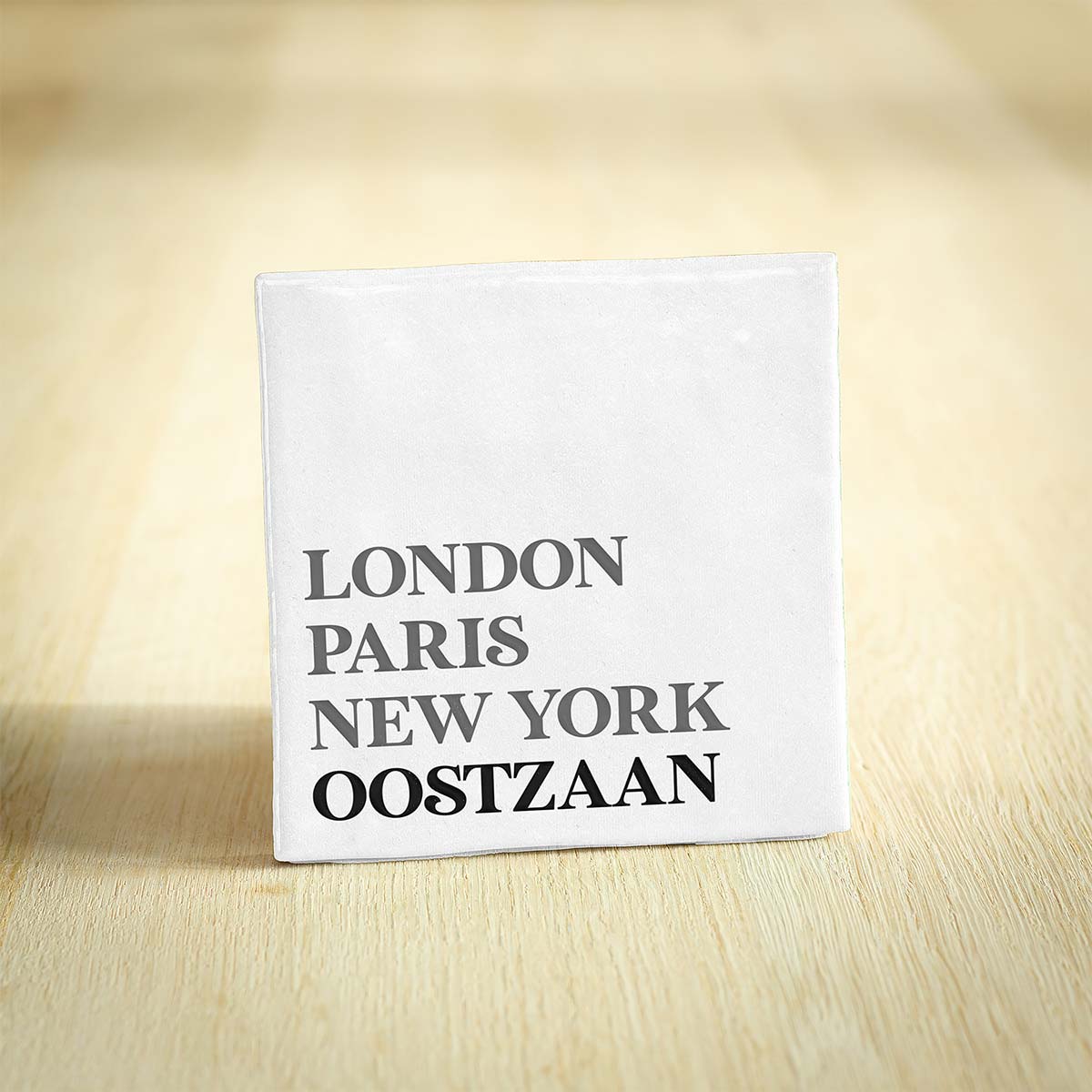 Tegel Oostzaan - Noord-Holland | London - Paris - New York