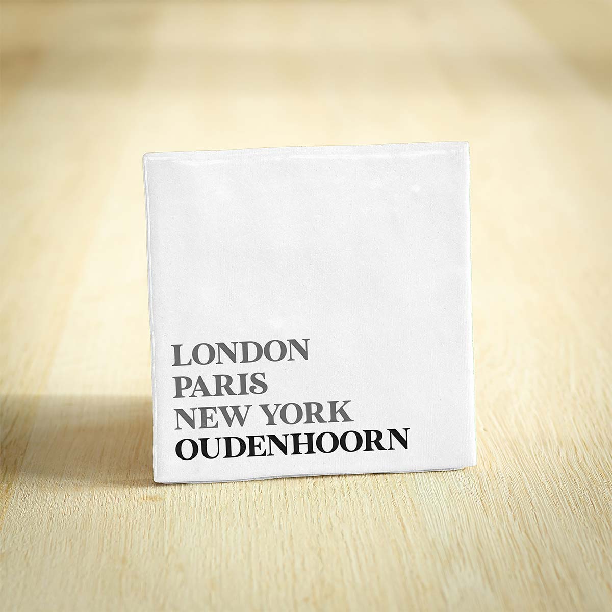 Tegel Oudenhoorn - Zuid-Holland | London - Paris - New York