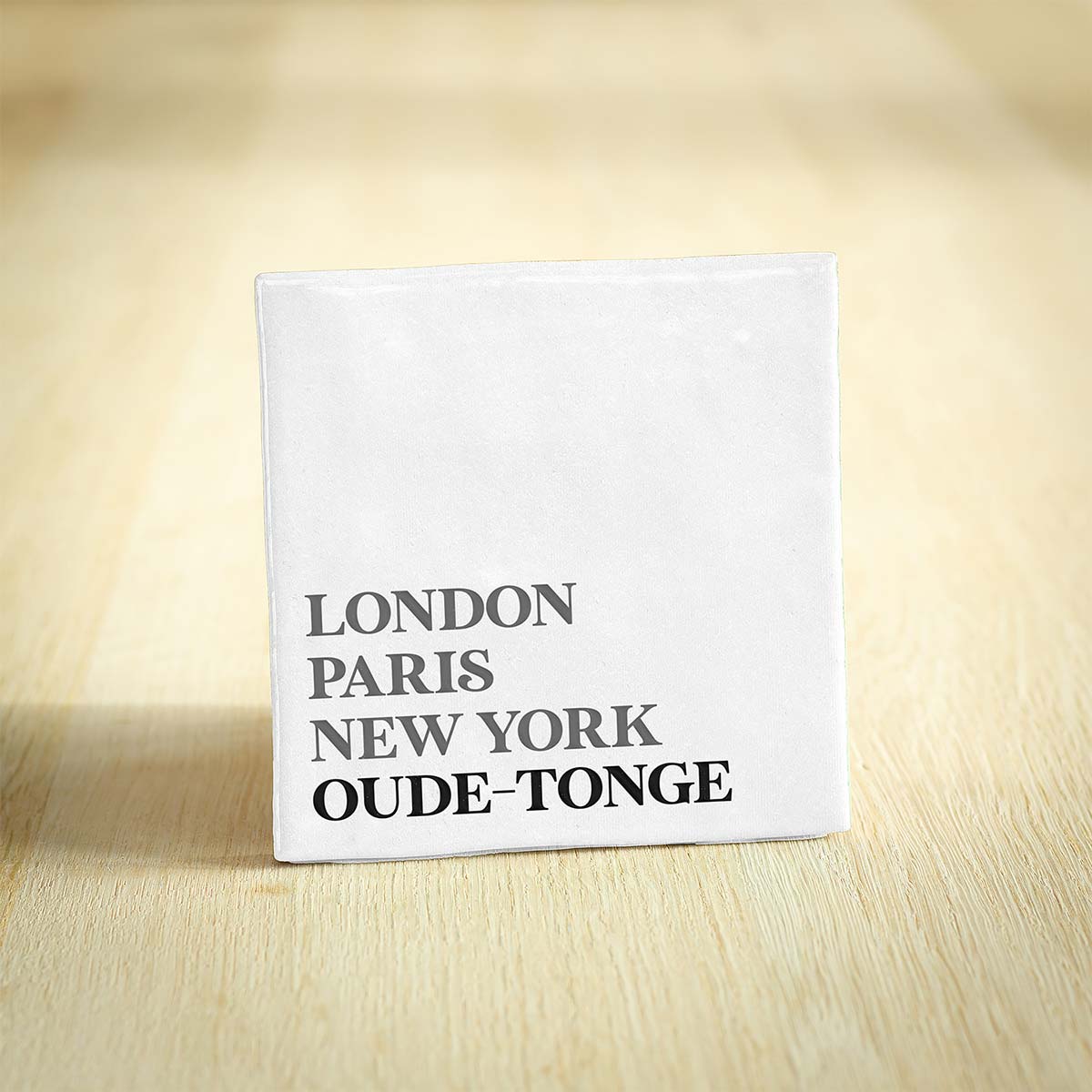 Tegel Oude-Tonge - Zuid-Holland | London - Paris - New York