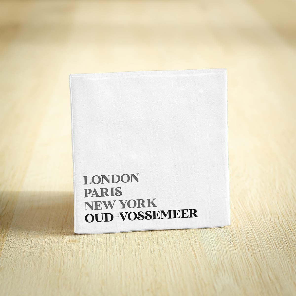 Tegel Oud-Vossemeer - Zeeland | London - Paris - New York