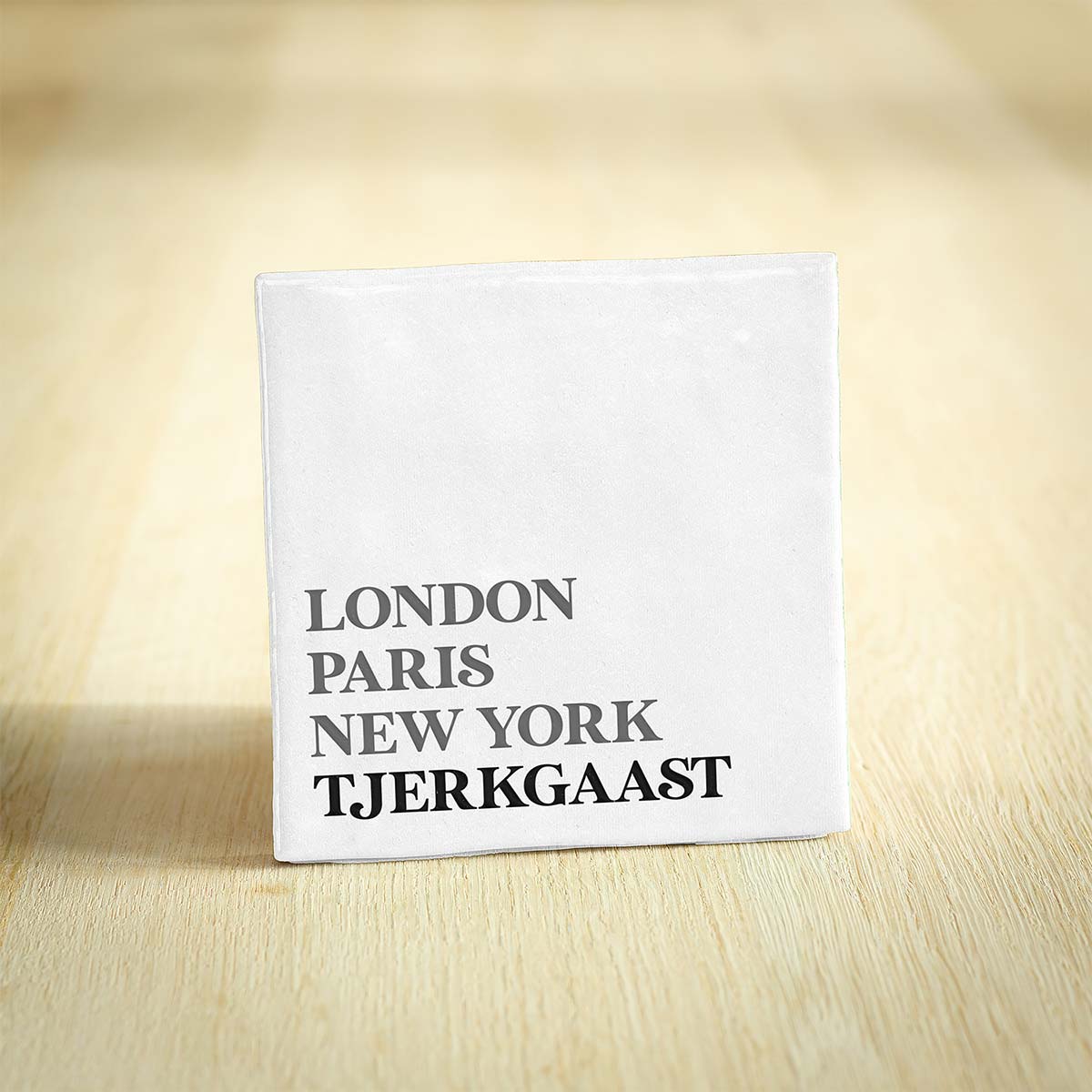 Tegel Tjerkgaast - Friesland | London - Paris - New York