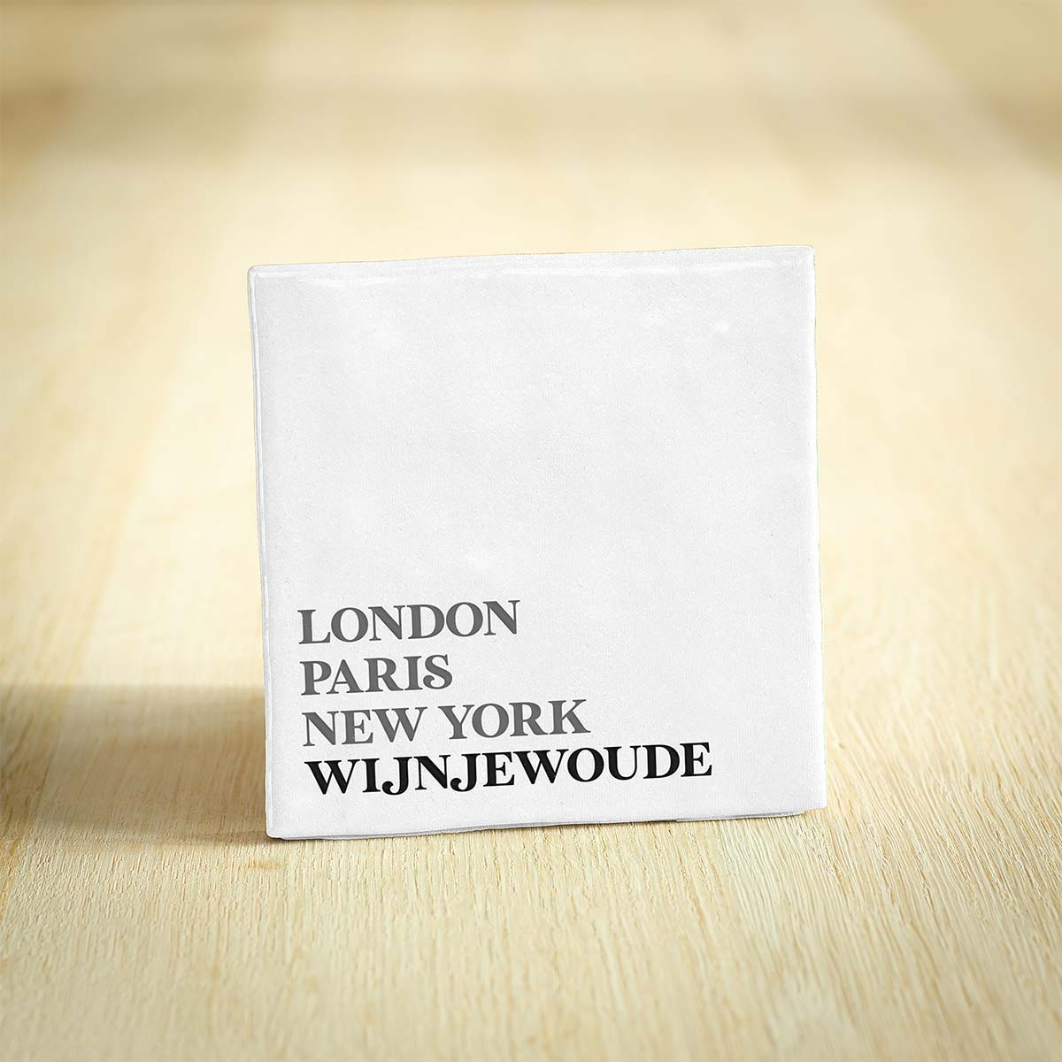 Tegel Wijnjewoude - Friesland | London - Paris - New York