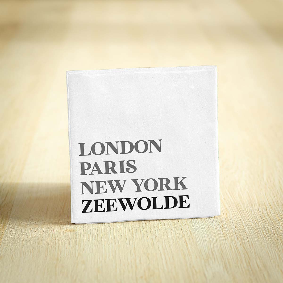 Tegel Zeewolde - Flevoland | London - Paris - New York