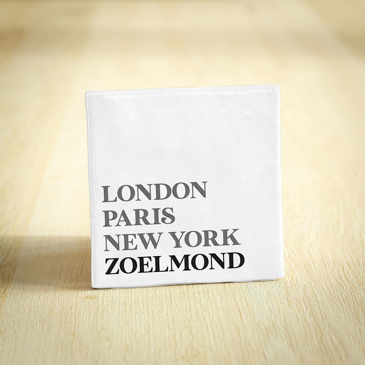 Tegel Zoelmond - Gelderland | London - Paris - New York
