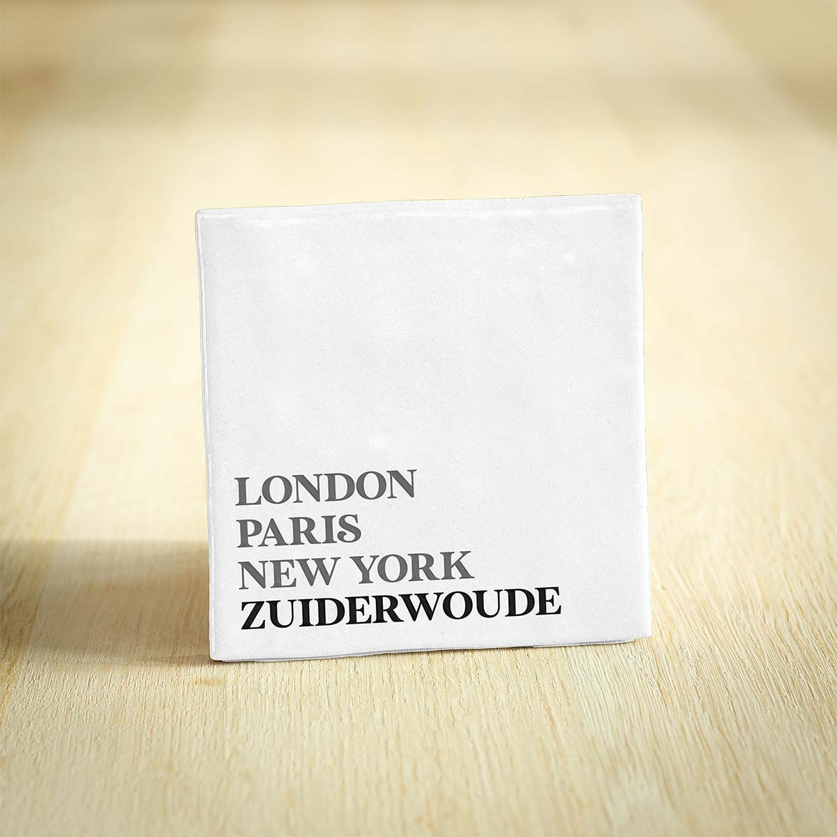 Tegel Zuiderwoude - Noord-Holland | London - Paris - New York