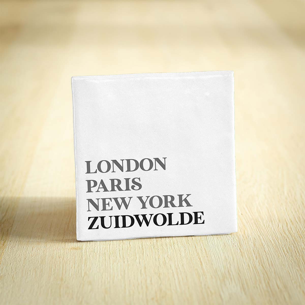 Tegel Zuidwolde - Drenthe | London - Paris - New York