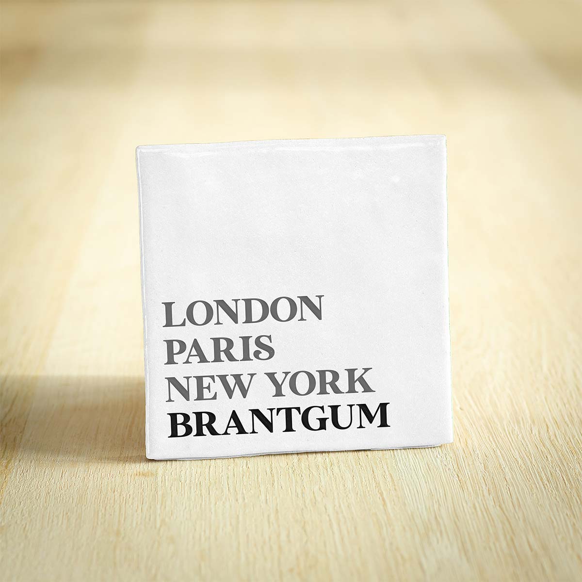 Tegel Brantgum - Friesland | London - Paris - New York