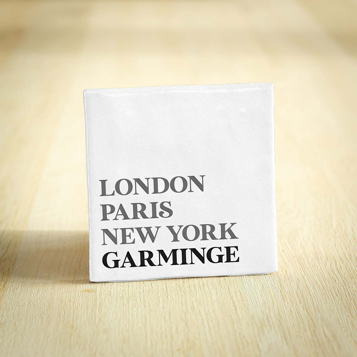 Tegel Garminge - Drenthe | London - Paris - New York
