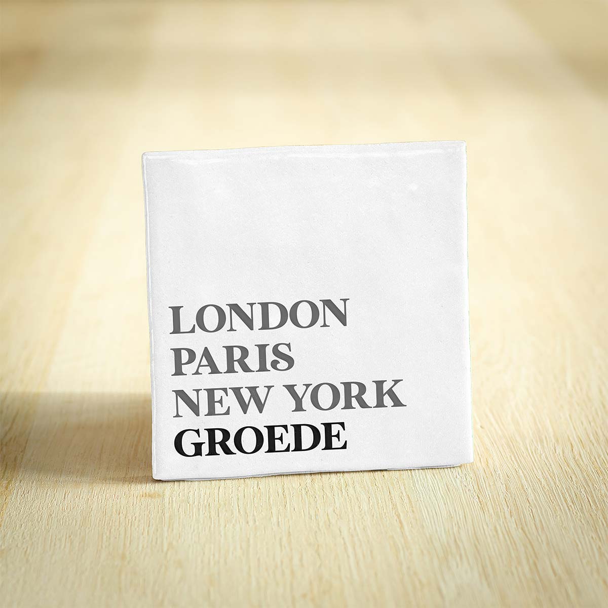 Tegel Groede - Zeeland | London - Paris - New York
