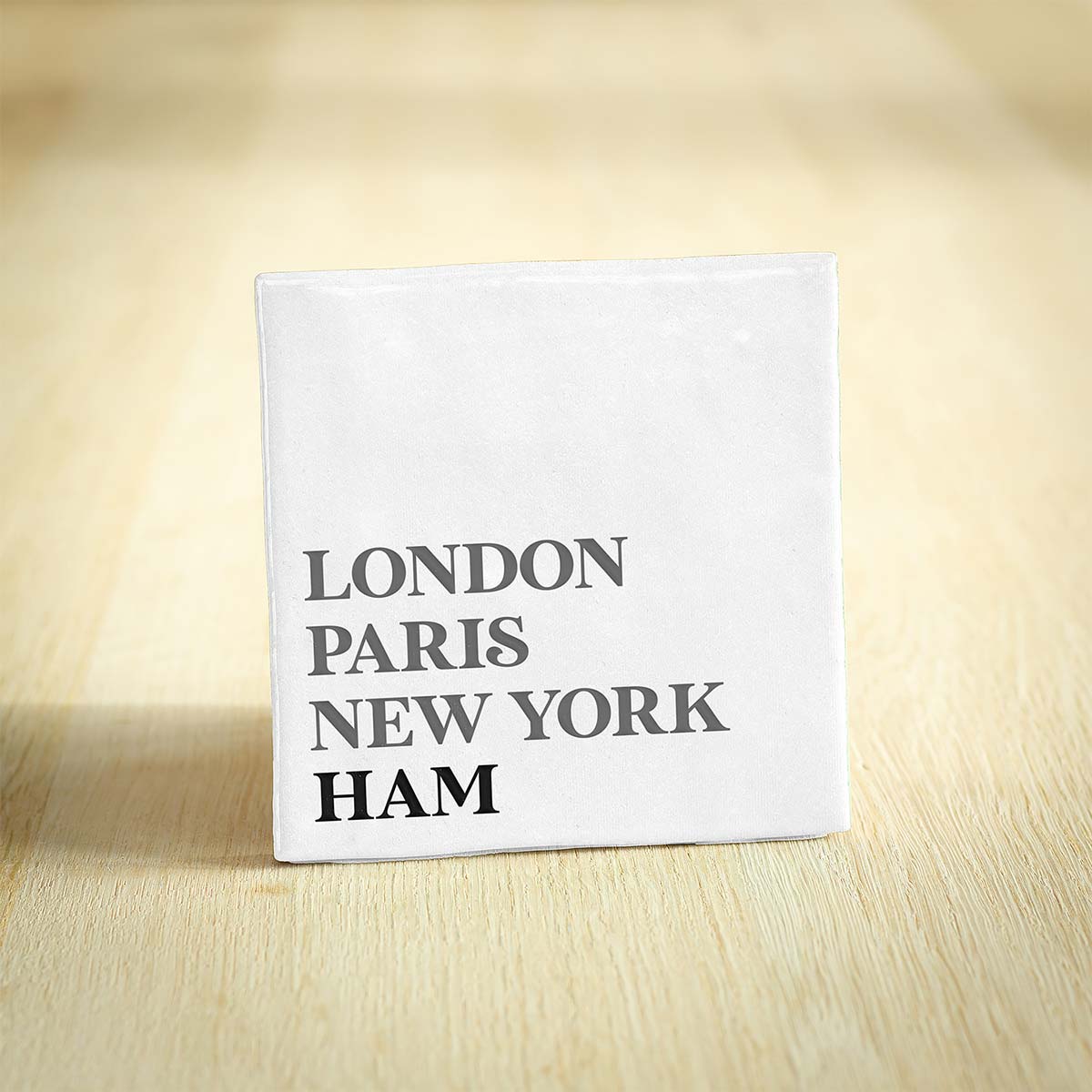 Tegel Ham - Groningen | London - Paris - New York